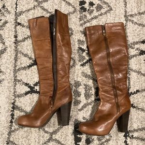 Steve Madden “Rikki” Brown High Heel Boots- 7.5